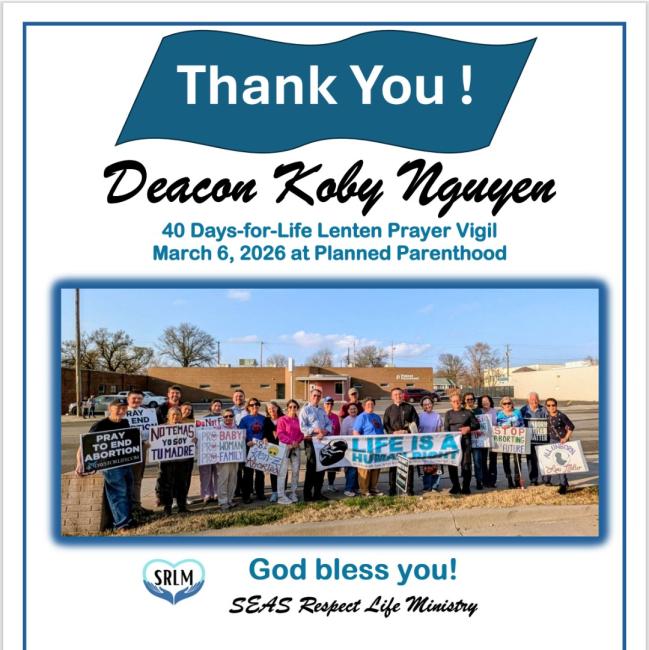 Thank you Deacon Koby Square